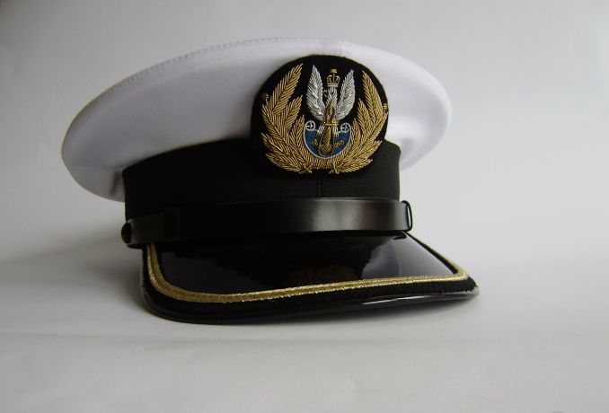 Czapka garnizonowa m. oficera Marynarki Wojennej